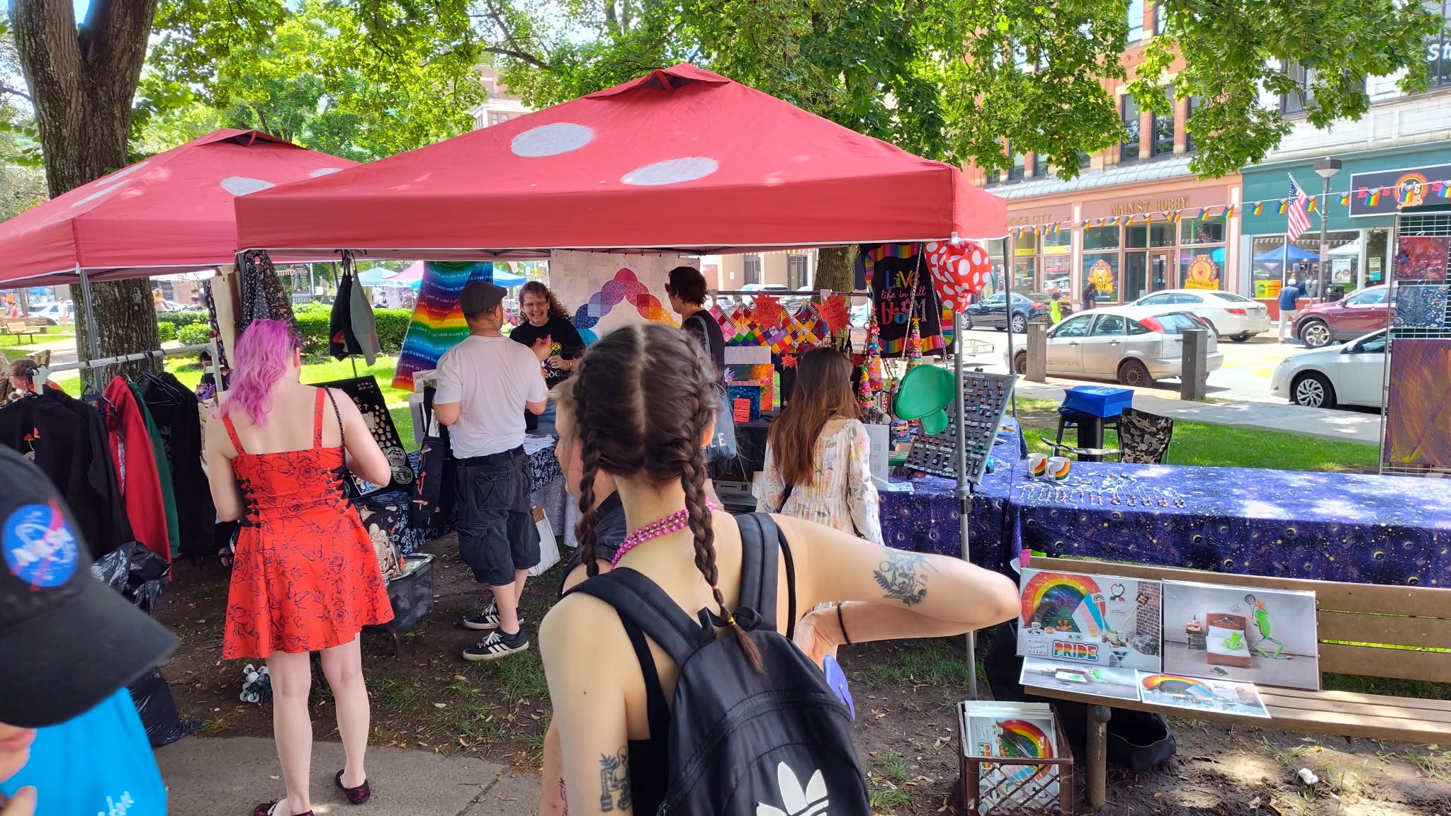 Local Vendors at Johnstown Pride